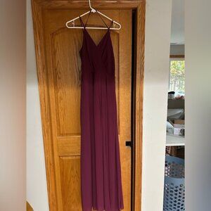 Windsor Elegant Plum Maxi Dress